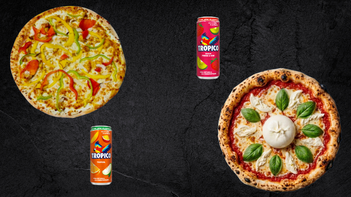 Menu 2 pizzas