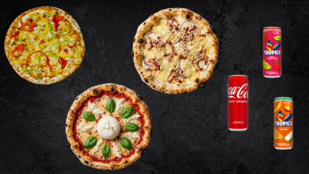 Menu 3 pizzas