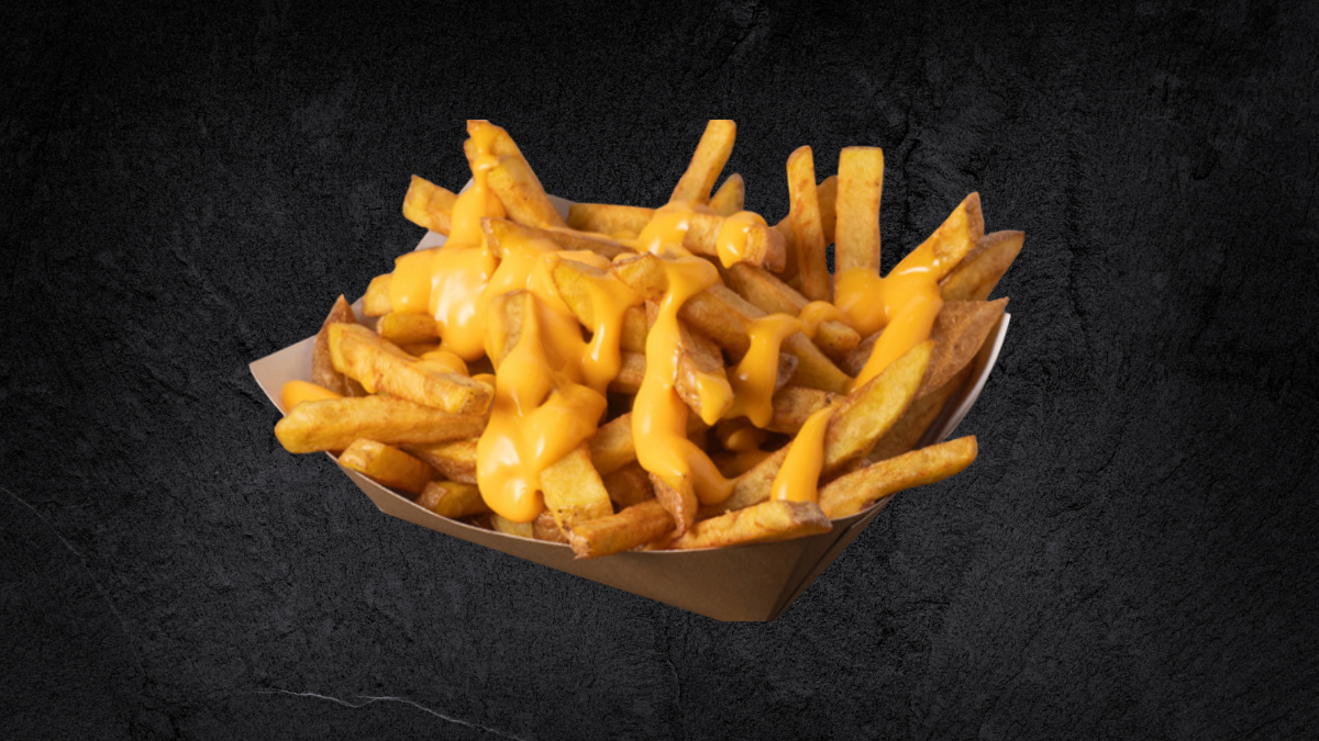 Barquette de frites au cheddar