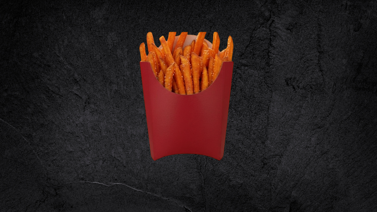 Barquette de frites de Patate douce