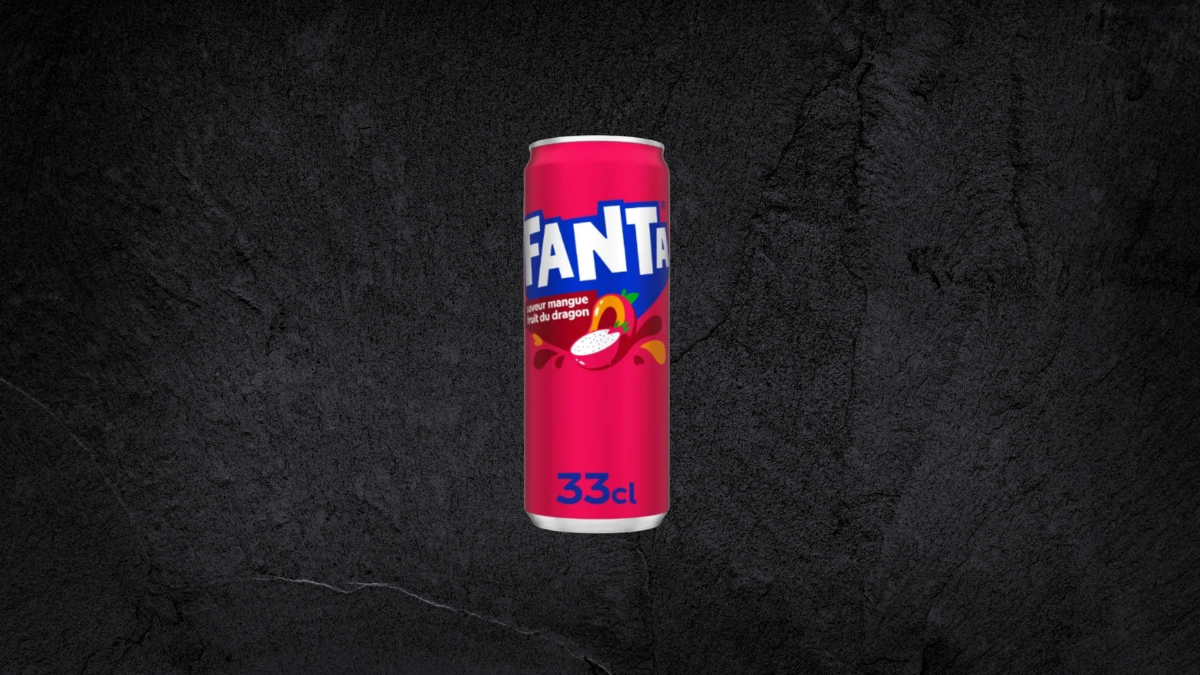 Fanta mangue fruit du dragon 33cl